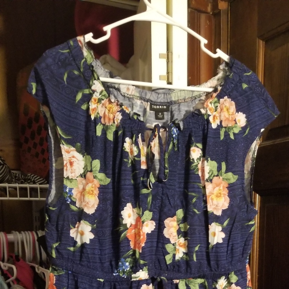 Torrid Navy Blue Dress